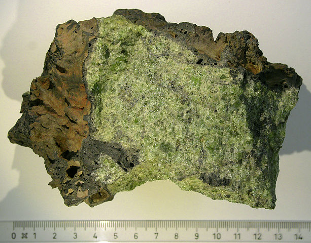 Olivine bomb from Mt. Erebus